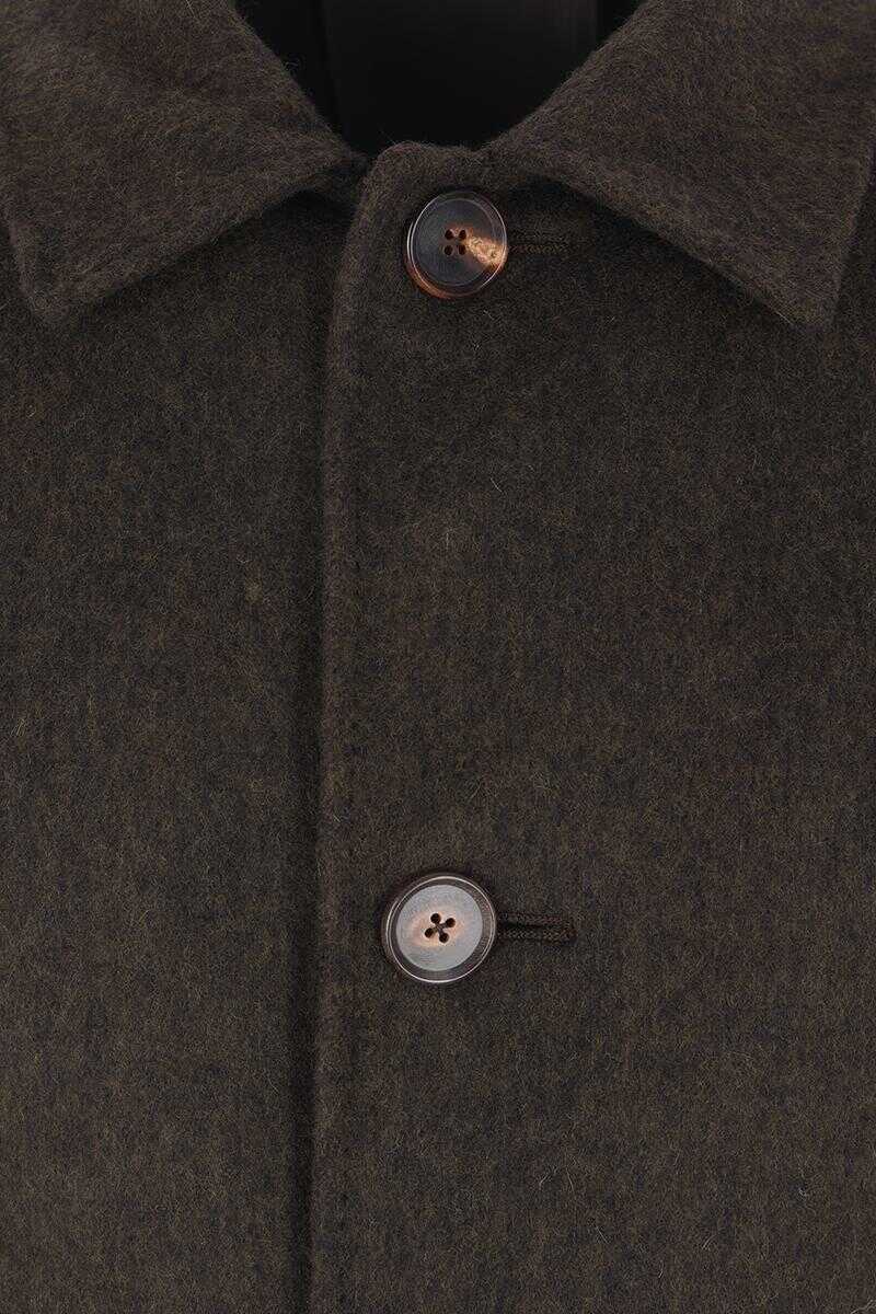 Paltoane CARUSO Caruso Coats GREEN Barbati (BM 18924825) 4