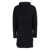 P.A.R.O.S.H. Black Turtleneck Midi Dress In Wool And Cashmere Woman Black