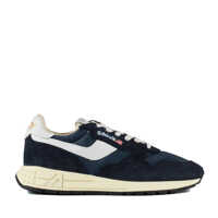 Sneakers Autry Reelwind Low Nylon And Suede Blue Space And White Sneakers Barbati