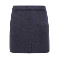 Fuste 'Ilaria' Grey Skirt With Side Pockets In Wool Woman Femei