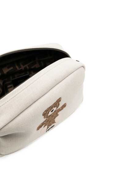 Genti tip postas Fendi CANVAS BEAUTY CASE Beige Fete (BM 18926046) 4