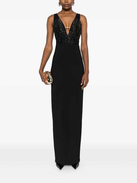 Rochii Elisabetta Franchi WOMENS DRESS Black   Femei (BM 18926070) 2