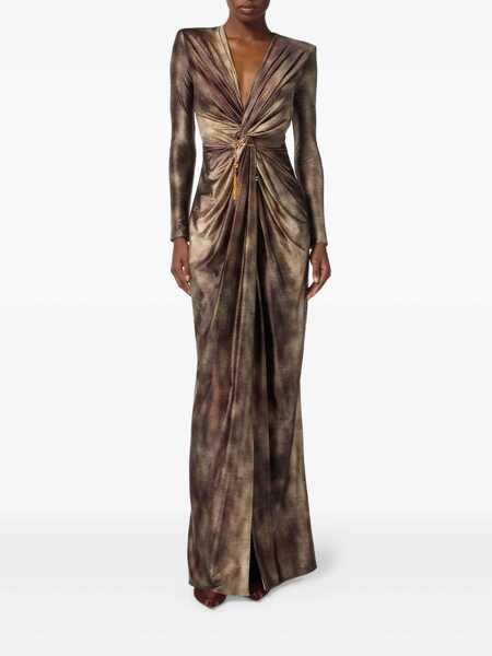 Rochii Elisabetta Franchi WOMENS DRESS Brown Femei (BM 18926073) 2