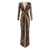 Elisabetta Franchi WOMEN'S DRESS Brown