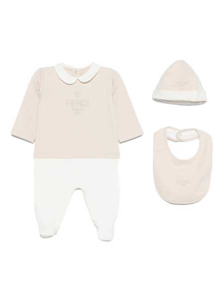 Salopete Fendi STRETCH ONESIE SET Beige Fete (BM 18926088) 1