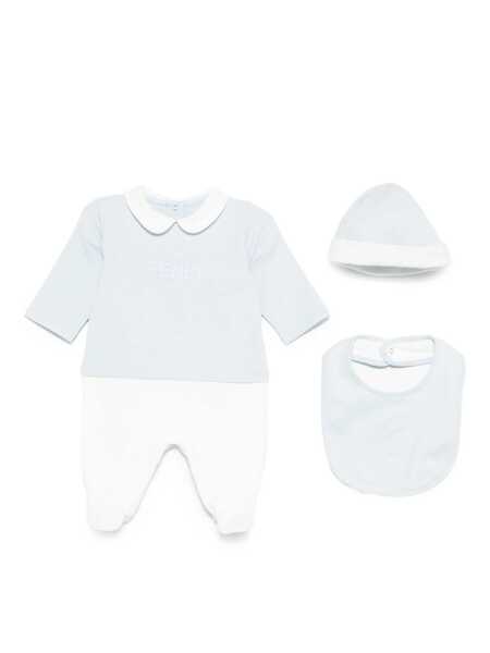 Salopete Fendi STRETCH ONESIE SET Light Blue Fete (BM 18926094) 1