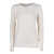 Filatures Du Lion Long sleeve round neck T-shirt White