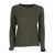 Filatures Du Lion Long sleeve round neck T-shirt Green