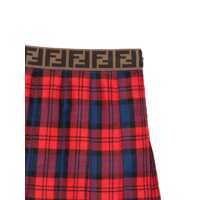 Fuste pentru Fete - Fuste Fendi TARTAN SKIRT Red Fete (BM 18926211) - B-mall.ro