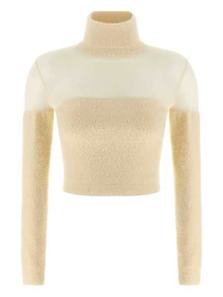 Pulovere Elisabetta Franchi WOMENS KNITTED SWEATER White Femei (BM 18926223) 1