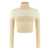 Elisabetta Franchi WOMEN'S KNITTED SWEATER White