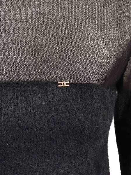 Pulovere Elisabetta Franchi WOMENS KNITTED SWEATER Black   Femei (BM 18926229) 3