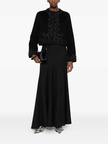 Paltoane P.A.R.O.S.H. JACKET WITH EMBROIDERY Black   Femei (BM 18926244) 2