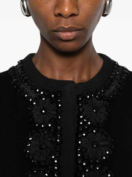 Paltoane P.A.R.O.S.H. JACKET WITH EMBROIDERY Black   Femei (BM 18926244) 5