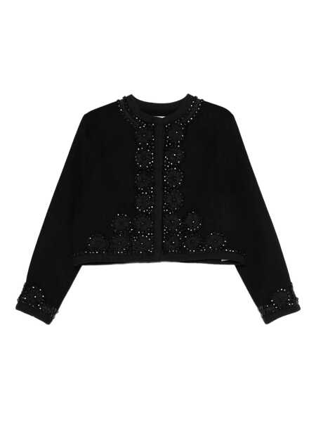 Paltoane P.A.R.O.S.H. JACKET WITH EMBROIDERY Black   Femei (BM 18926244) 1