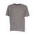Filatures Du Lion Short sleeve round neck T-shirt Gray