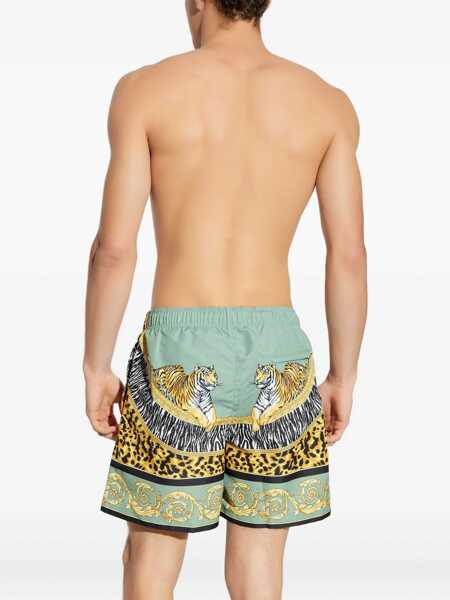 Bermude Versace Wild Cats Beach Bermuda Shorts MULTICOLOUR Barbati (BM 18926338) 4