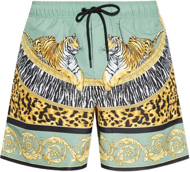 Bermude Versace Wild Cats Beach Bermuda Shorts MULTICOLOUR Barbati (BM 18926338) 1