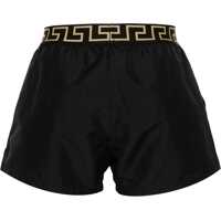 Bermude pentru Barbati - Bermude Versace Sea Shorts With Greek Edge BLACK Barbati (BM 18926350) - B-mall.ro