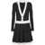 Balmain Knit short Dress NOIR/BLANC