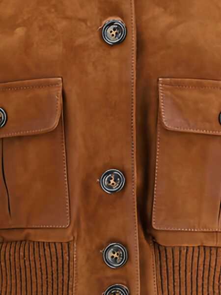 Jachete VALSTAR Suede leather Jacket TABACCO Femei (BM 18926431) 4