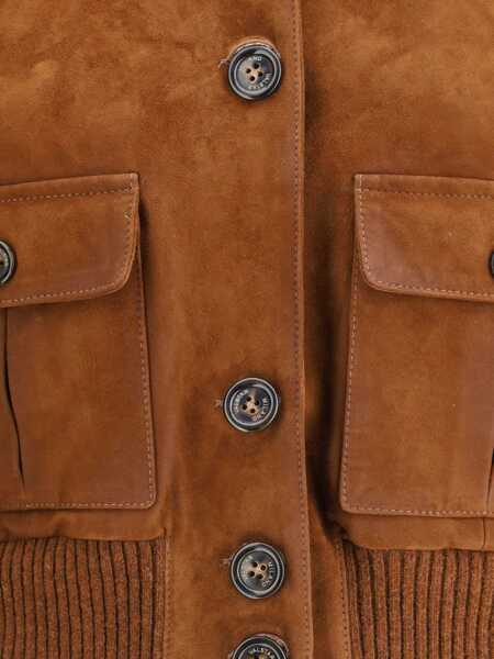 Jachete VALSTAR Suede leather Jacket TABACCO Femei (BM 18926431) 5