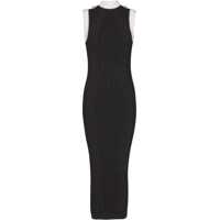 Rochii Sleeveless torsade knit long Dress Femei