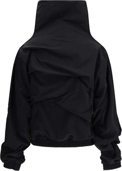 Jachete ALAINPAUL High collar Jacket BLACK Femei (BM 18926446) 2