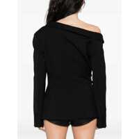 Imbracaminte GIUSEPPE DI MORABITO Dama - Sacouri GIUSEPPE DI MORABITO Giuseppe Di Morabito Asymmetrical Blazer Black Femei (BM 18926598) - B-mall.ro