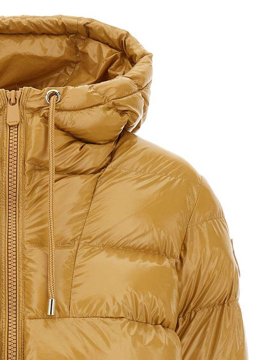 Geci Pinko Pinko Eleodoro Down Jacket YELLOW Femei (BM 18926646) 3