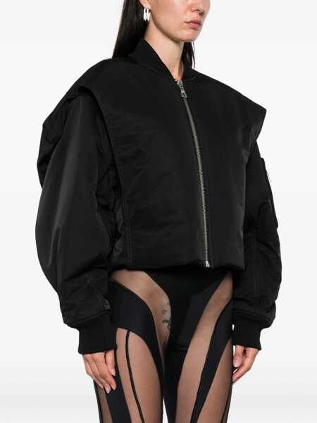 Geci Jean Paul Gaultier Jean Paul Gaultier The Hooded Bomber Jacket Black Femei (BM 18927201) 3