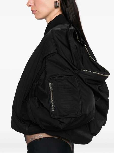 Geci Jean Paul Gaultier Jean Paul Gaultier The Hooded Bomber Jacket Black Femei (BM 18927201) 5