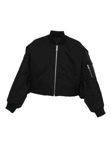 Geci Jean Paul Gaultier Jean Paul Gaultier The Hooded Bomber Jacket Black Femei (BM 18927201) 1