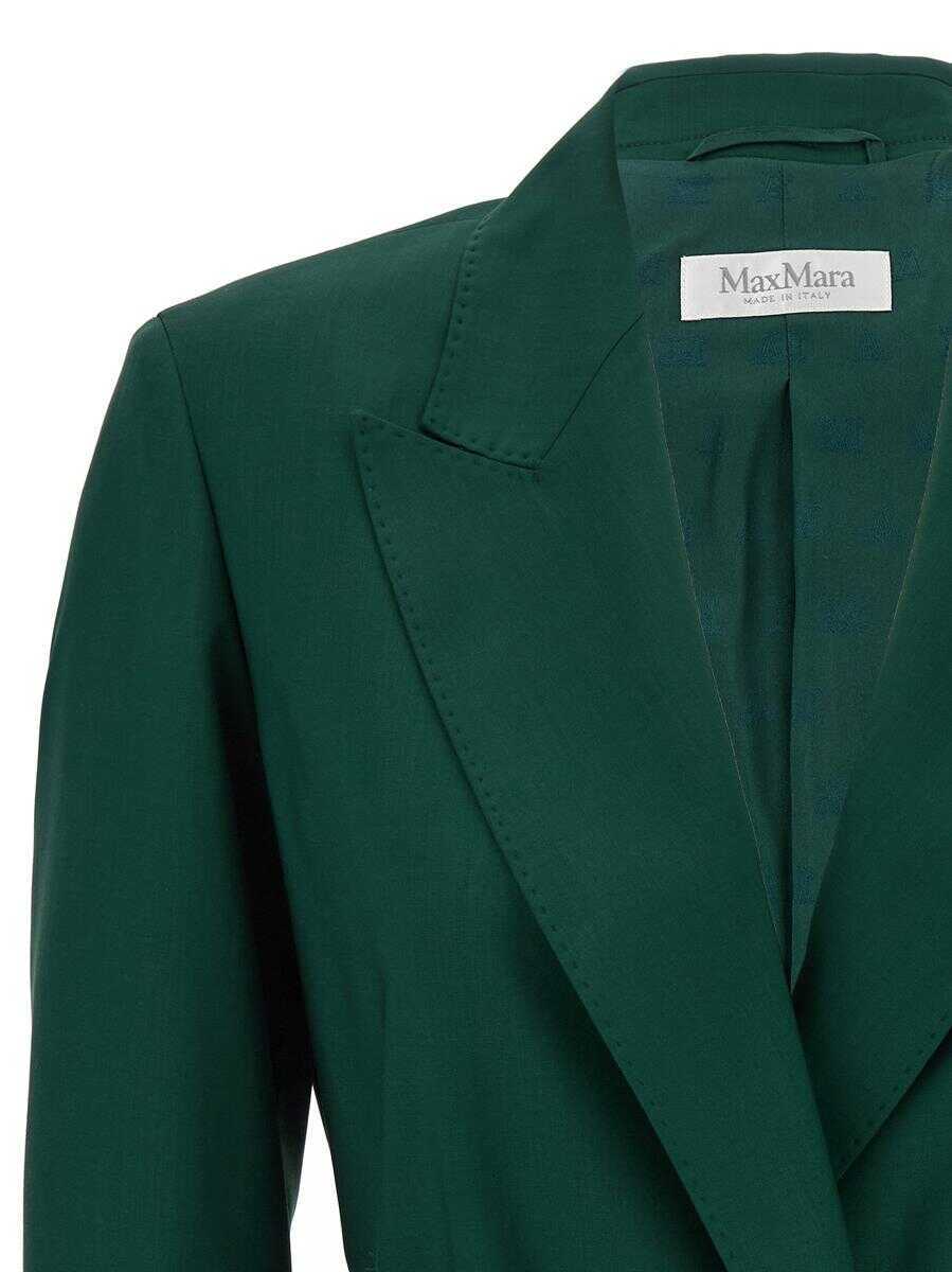 Geci Max Mara Max Mara Talento Blazer GREEN Femei (BM 18927234) 3