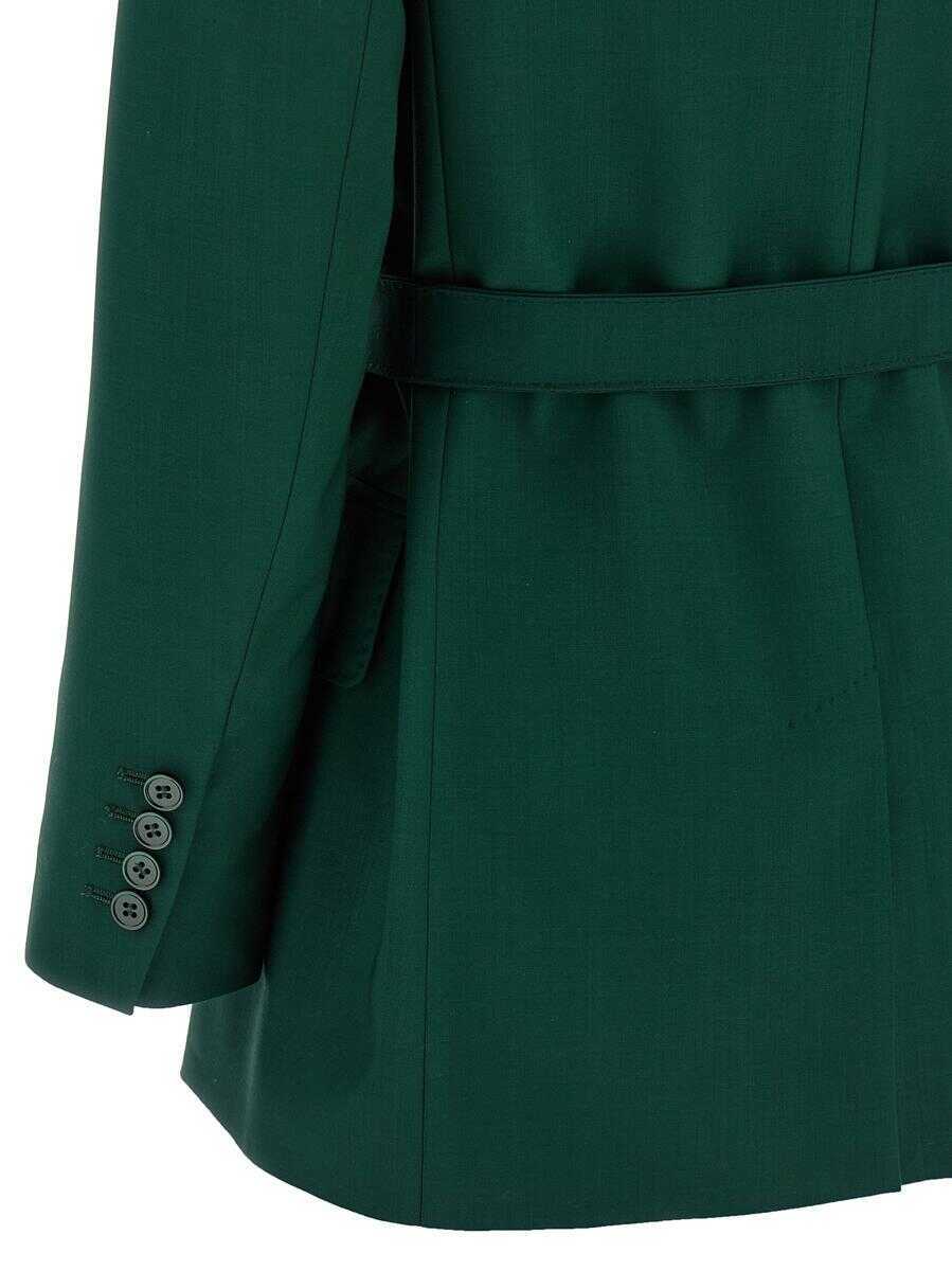 Geci Max Mara Max Mara Talento Blazer GREEN Femei (BM 18927234) 4