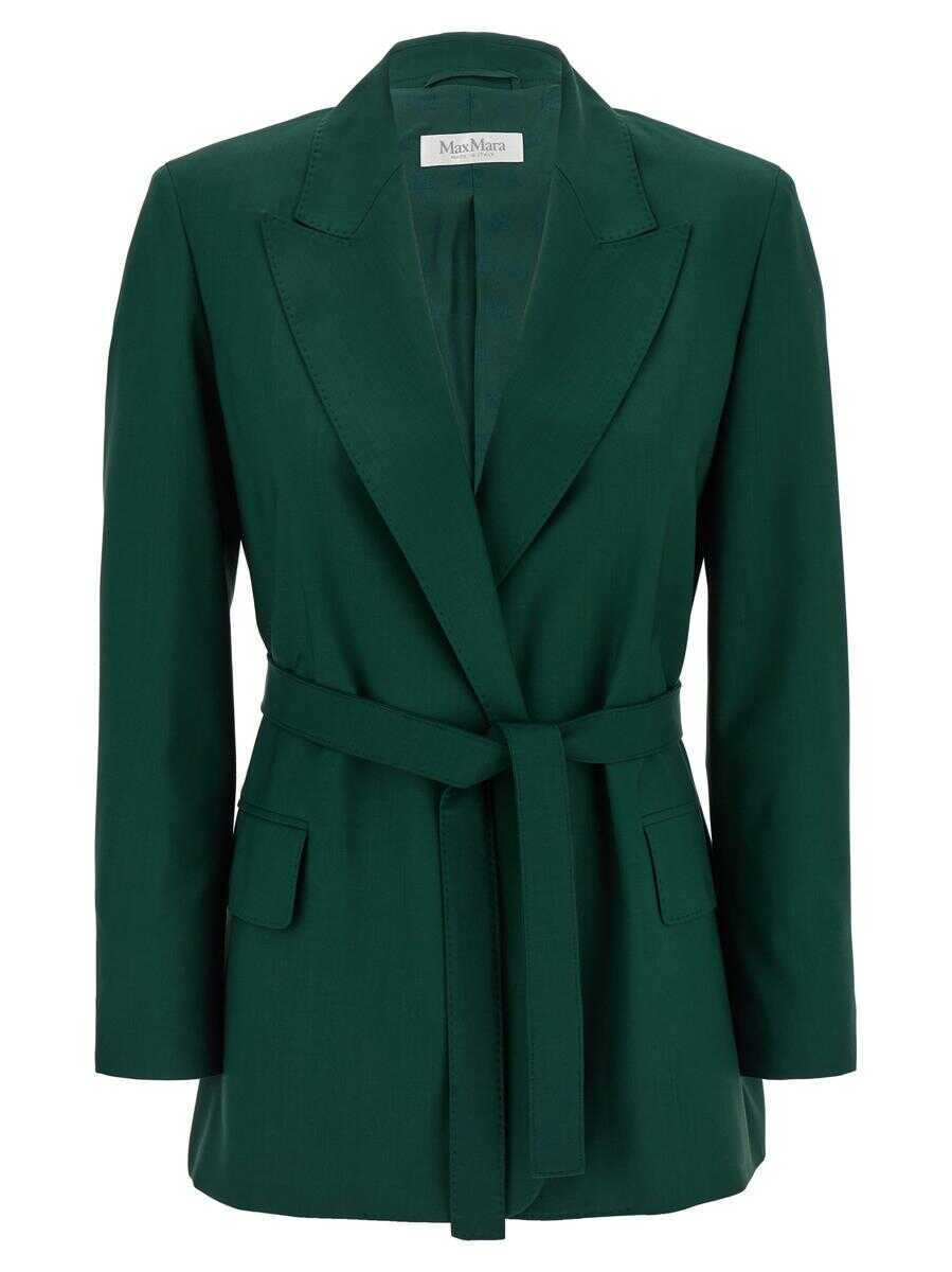 Geci Max Mara Max Mara Talento Blazer GREEN Femei (BM 18927234) 1