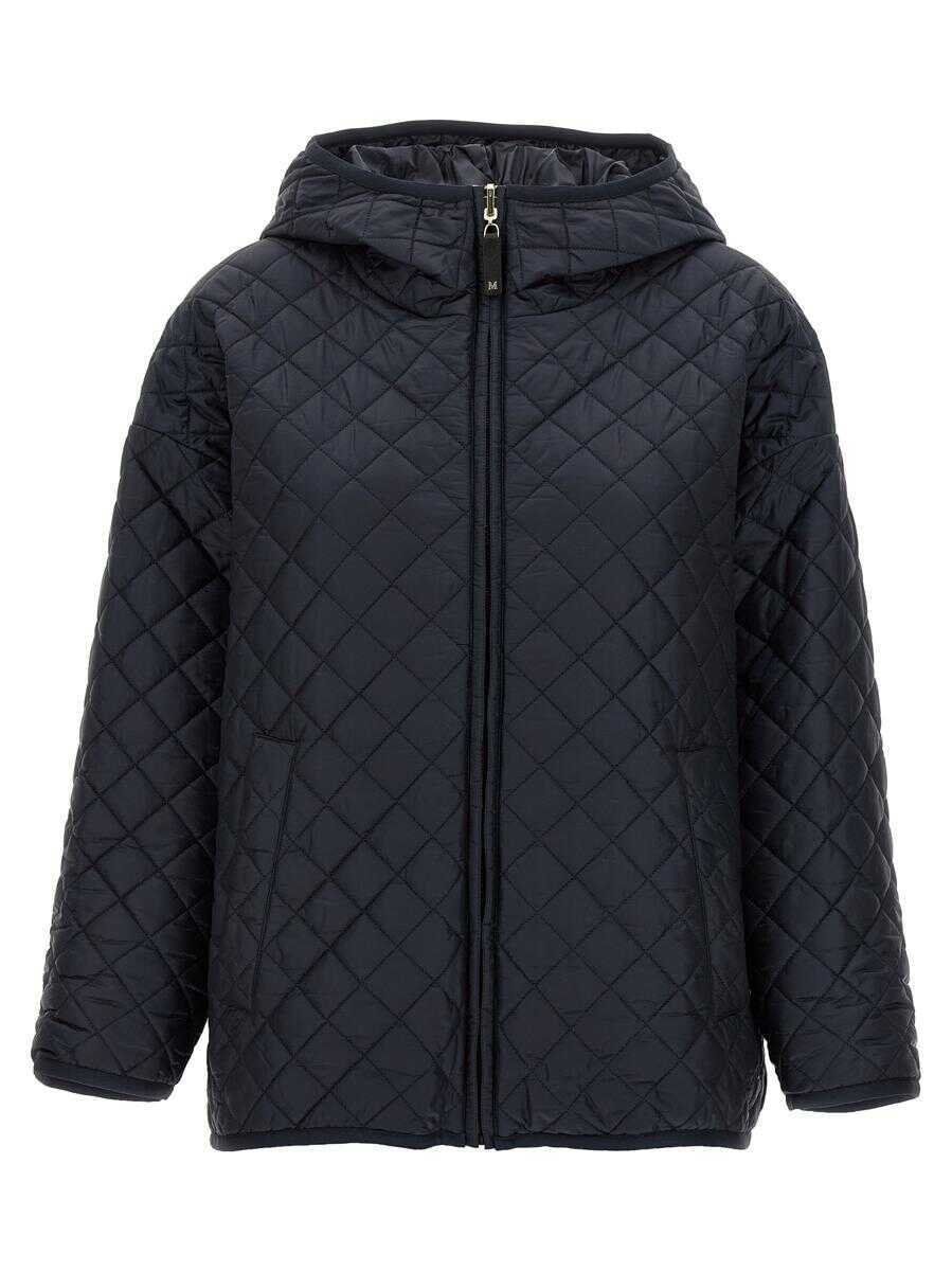 Geci Max Mara Max Mara The Cube Leo Reversible Jacket BLUE Femei (BM 18927330) 1