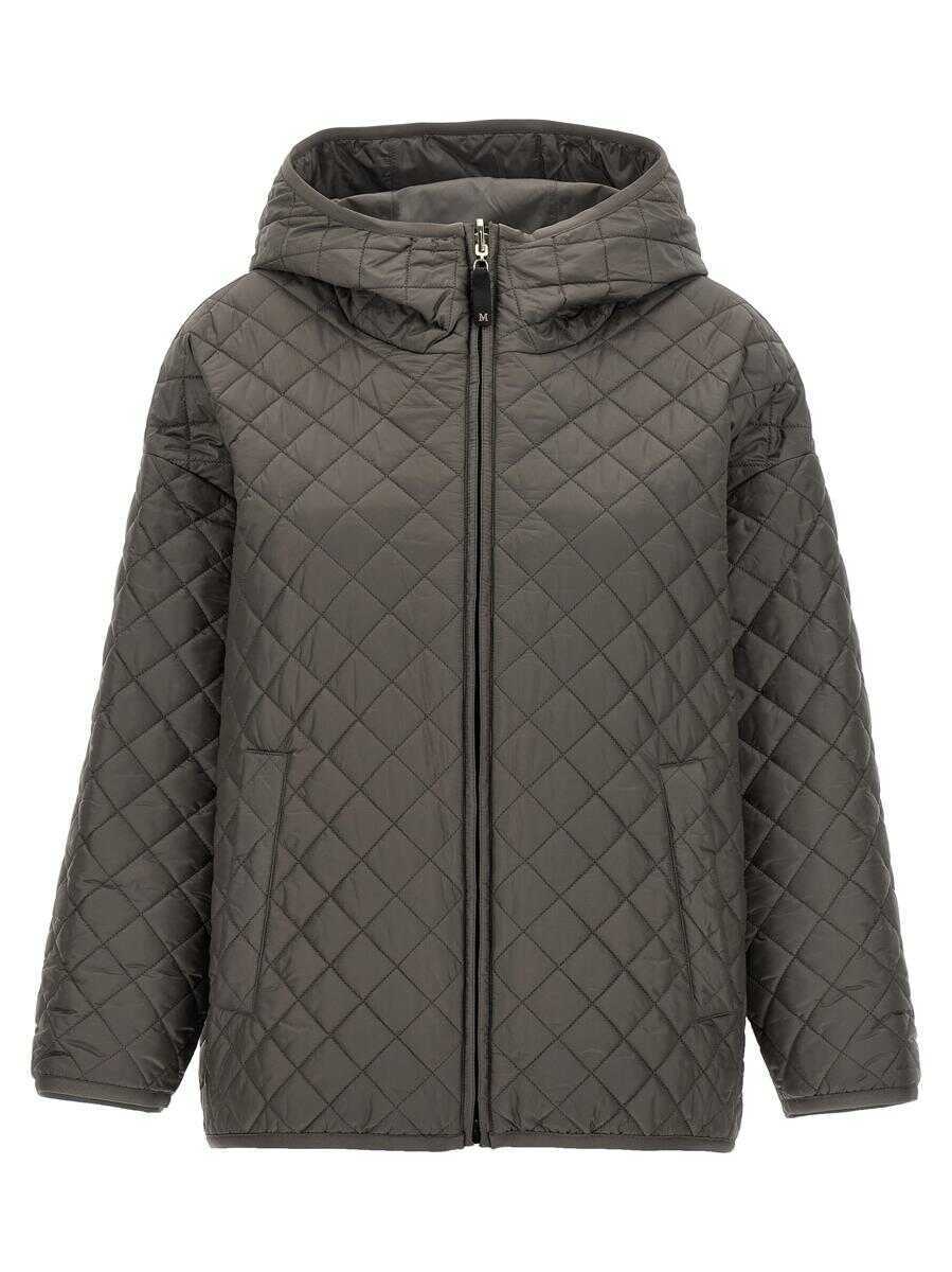 Geci Max Mara Max Mara The Cube Leo Reversible Jacket GRAY Femei (BM 18927354) 1