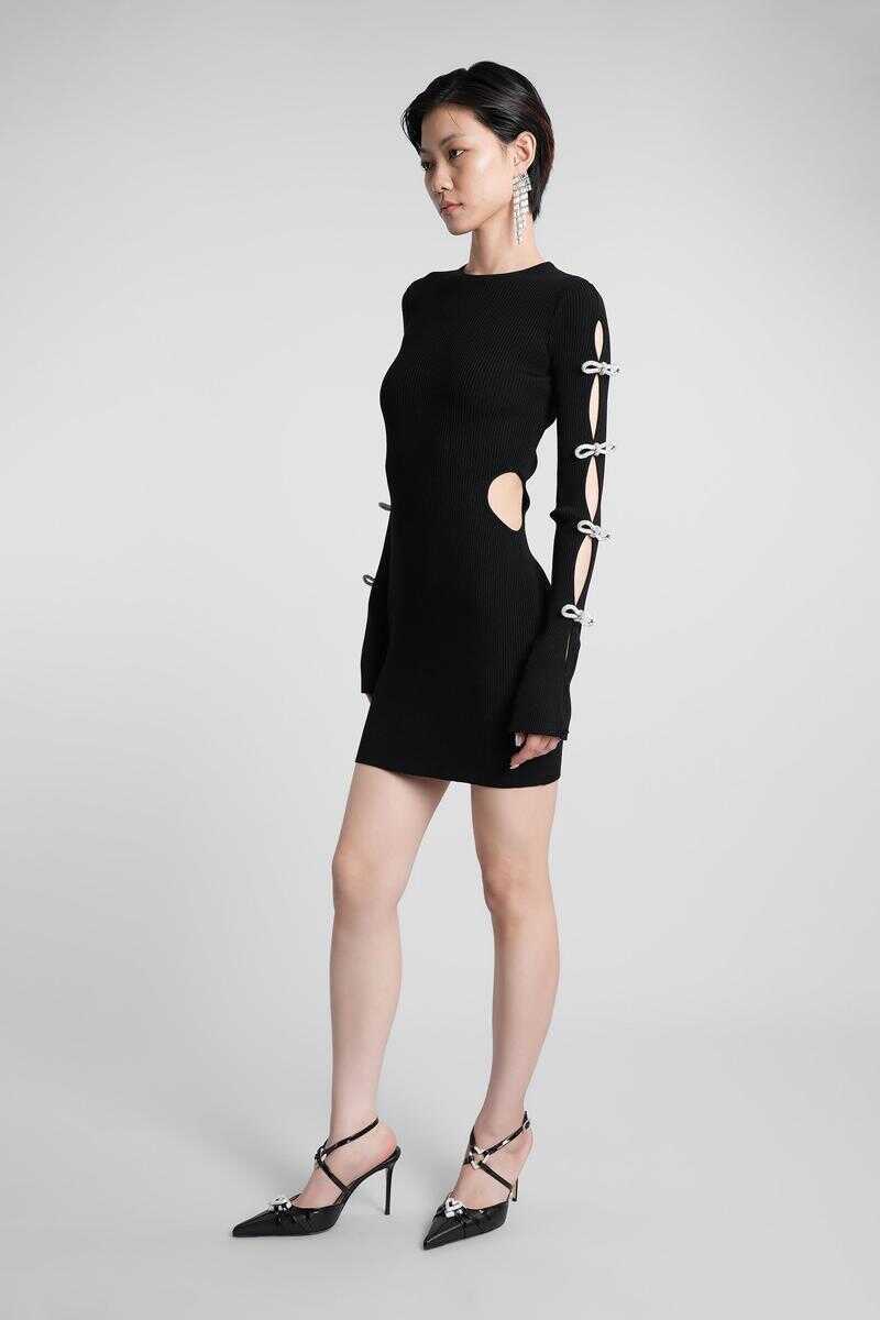 Rochii MACH & MACH Mach & Mach Mini Dress Black Femei (BM 18927657) 4