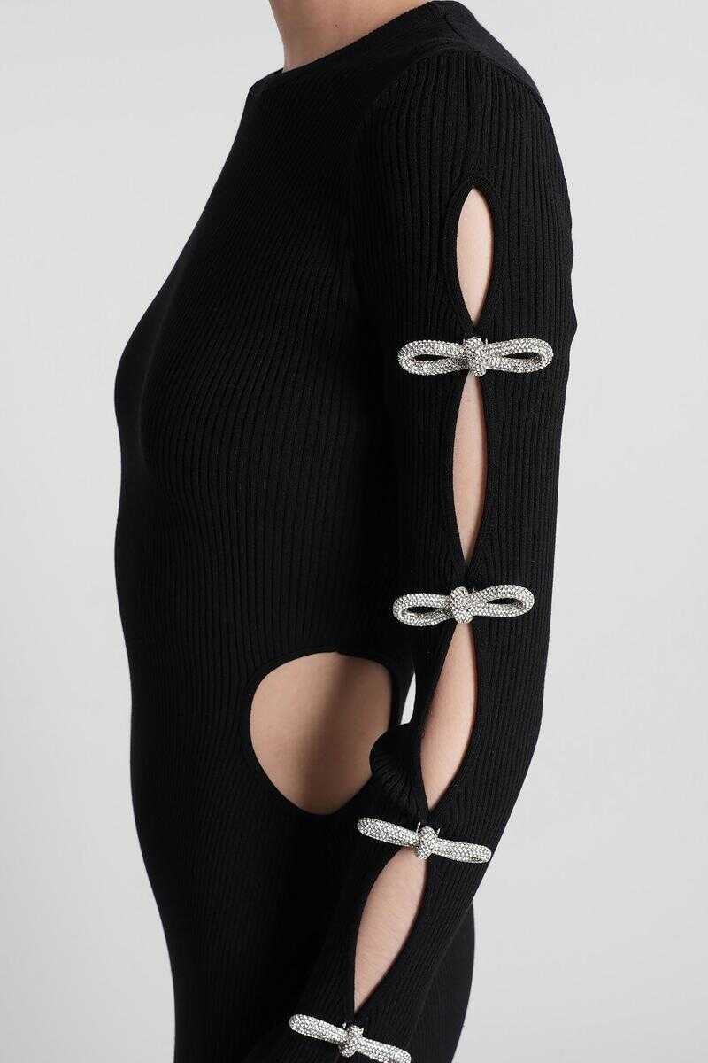 Rochii MACH & MACH Mach & Mach Mini Dress Black Femei (BM 18927657) 5