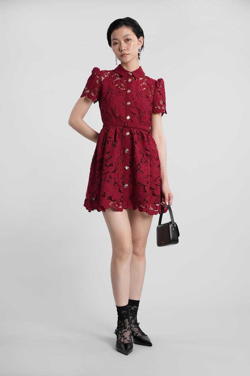 Rochii Self-Portrait Self-Portrait Mini Dress Red Femei (BM 18927678) 2