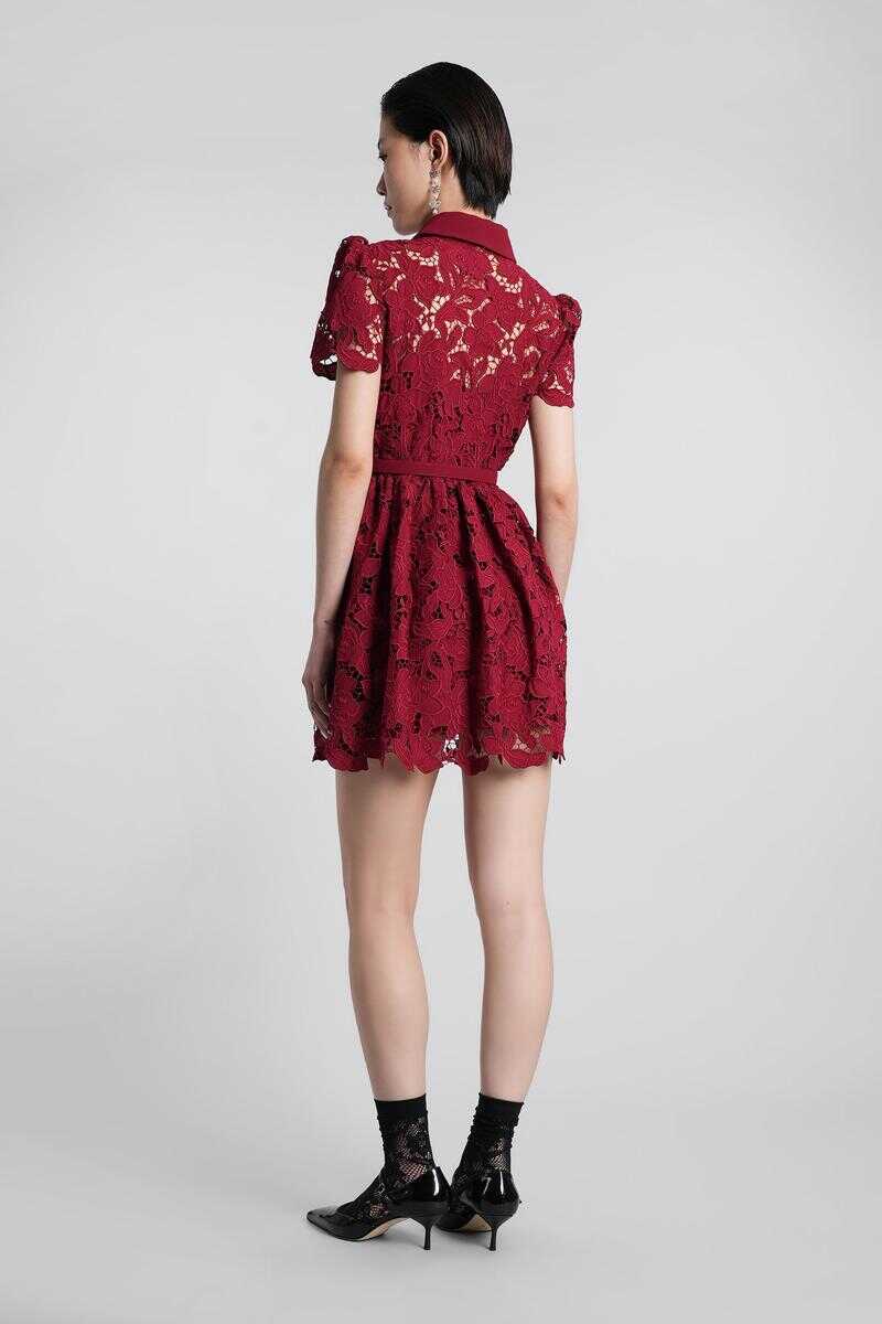 Rochii Self-Portrait Self-Portrait Mini Dress Red Femei (BM 18927678) 3