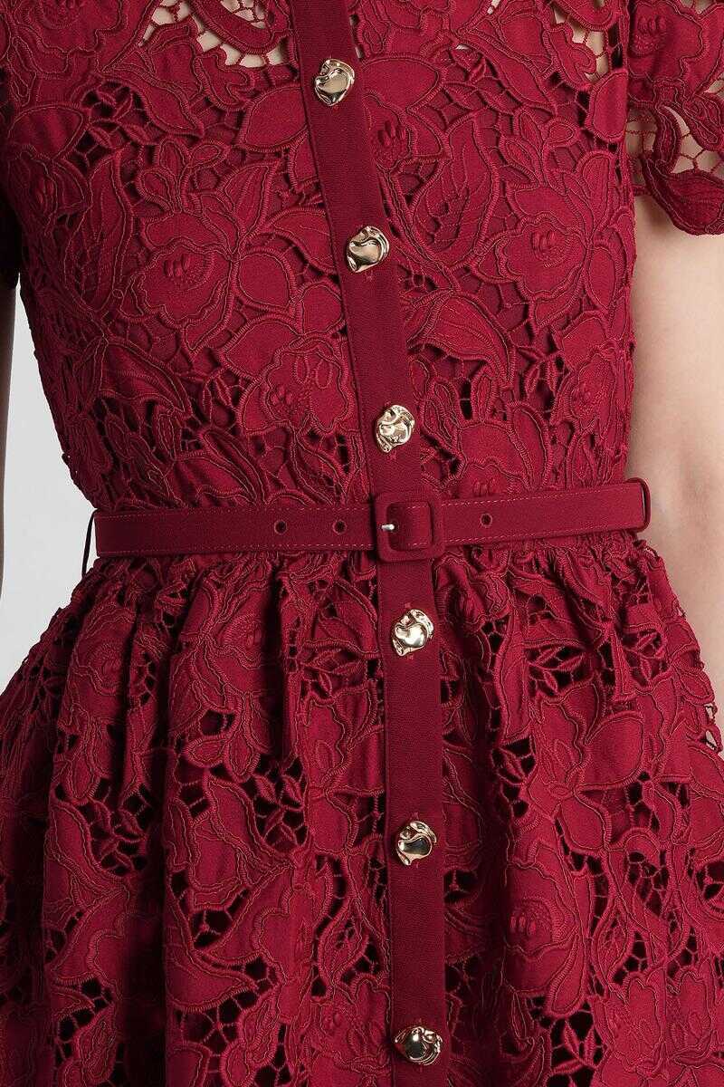 Rochii Self-Portrait Self-Portrait Mini Dress Red Femei (BM 18927678) 5