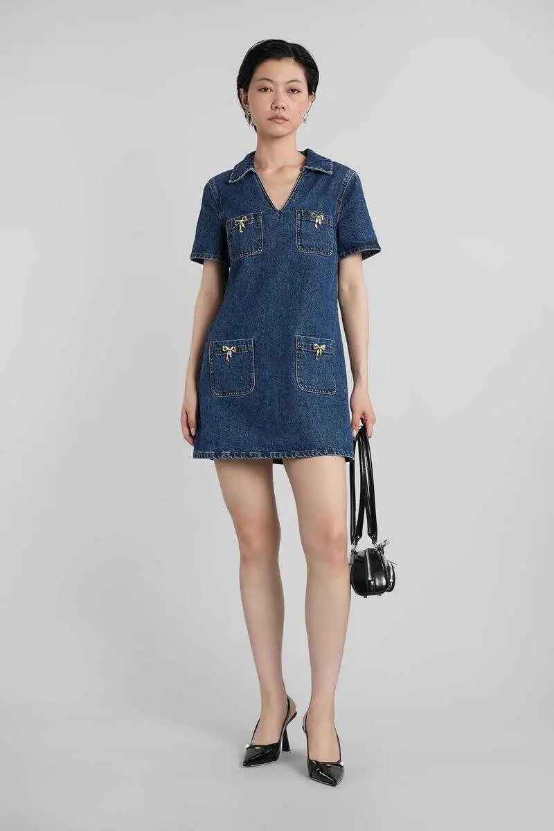 Rochii Self-Portrait Self-Portrait Mini Dress BLUE Femei (BM 18927684) 2