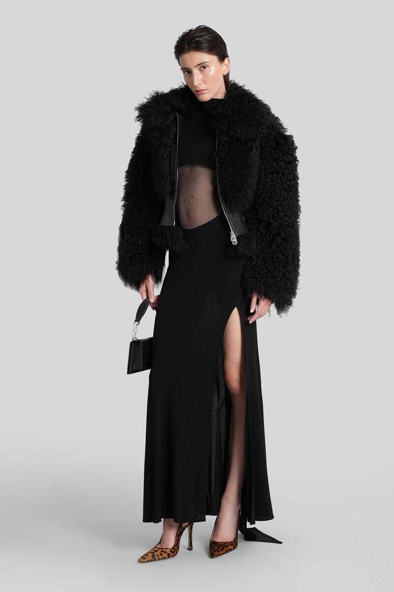 Geci Blumarine Blumarine Fur & Shearling Black Femei (BM 18927750) 2