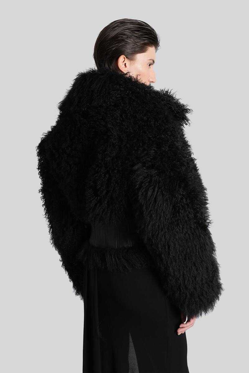 Geci Blumarine Blumarine Fur & Shearling Black Femei (BM 18927750) 3