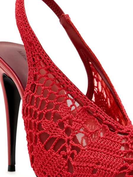 Pantofi cu toc Magda Butrym Magda Butrym Crochet Slingback RED Femei (BM 18927768) 3
