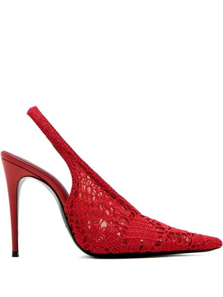 Pantofi cu toc Magda Butrym Magda Butrym Crochet Slingback RED Femei (BM 18927768) 1