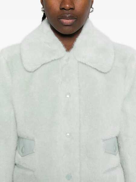 Geci Patrizia Pepe Patrizia Pepe Pelliccia ACQUA GRAY Femei (BM 18928032) 5