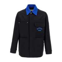 Geci Givenchy Logo Embroidery Overshirt Barbati